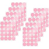 YIKIADA Pink Dot Stickers 2 Inches Vinyl Self-Adhesive Waterproof Colored Circle Labels Removable Color Coding Decals Round Tag for Office Inventory 200 PCS