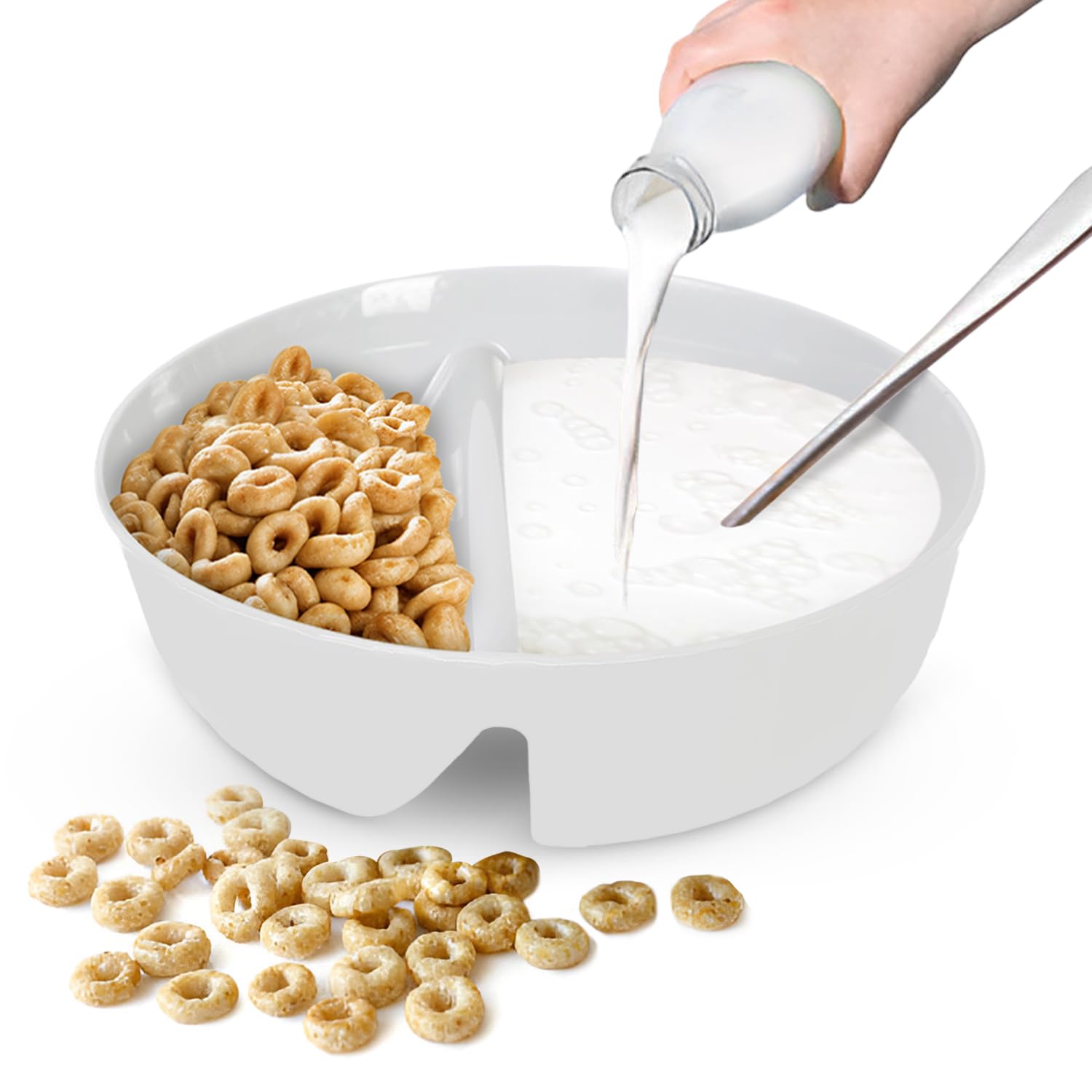 Just Crunch Anti-Soggy Bowl (White)