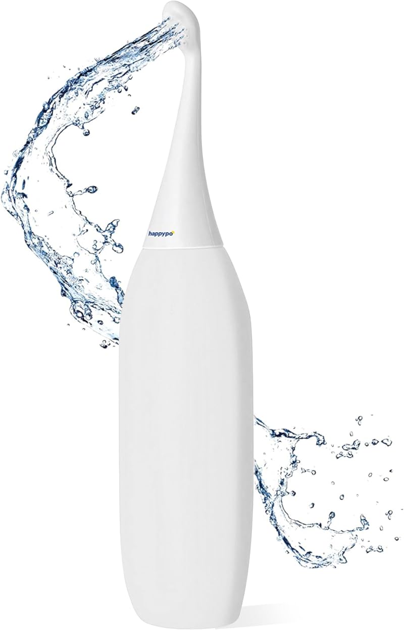 HappyPo The Original Portable Bidet White 300ml for Travel Postpartum Care