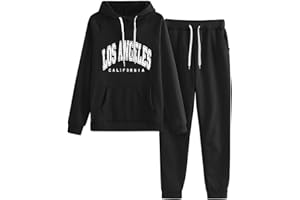 TTBDWiian Pink Tracksuit For Women Cotton 2 Piece Outfits Workout Sets Tracksuit Long Sleeve Hooded Jogger Pant Matching Set