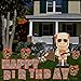 VictoryStore Yard Sign Outdoor Lawn Decorations: Birthday Yard Cards, Hunter Camo Happy Birthday Yard Decoration with Stakes
