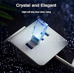 Laak 32GB New Crystal Transparent Rectangle Genuine