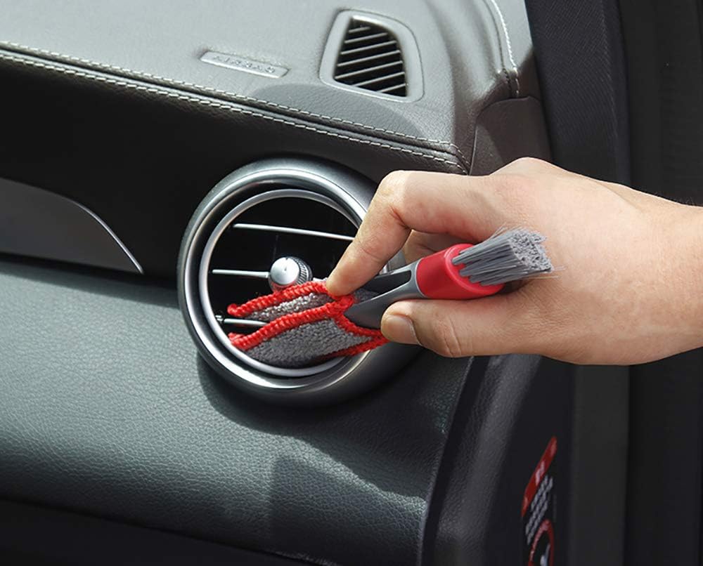 Amazon Mousrs 軽量 洗車用ブラシ 自転車エアコン 掃除 吹き出し口 多機能 隙間ブラシ 便利 繰り返し使用 3色選択可能 グリーン ブラシ 車 バイク