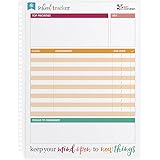 Erin Condren Designer Accessories Snap - in Wet Erase Dashboard for School Tracking. Laminated Reusable Whiteboard for Dry an