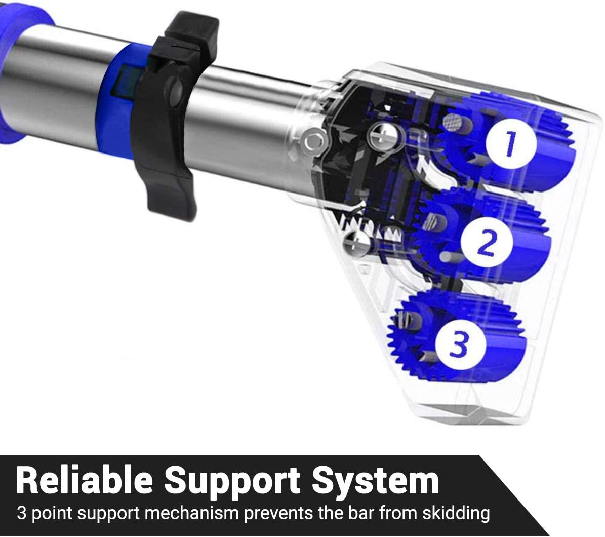 ROMIX Pull Up Bar Doorway, Adjustable Length 72-97cm No Screw Chin Up Bar Door Frame Width Locking - Image 3