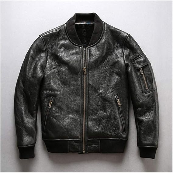 Amazon ライダースジャケット 本革ジャケット メンズ バイク用 レザー アウター Ma 1 ミリタリージャケット 革ジャン 裏ボア 冬 コート ジャケット 通販