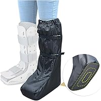 ECISZ Walking Boot Cover Medical Cast Boot Fracture Tall Walking Boot Cover Orthopedic for Men Women Air Walker Boot Covers f