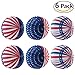 OULII Fourth of July Party Lantern Decoration Hanging US Flag Patriotic Design 10