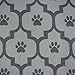 Bone Dry Machine Washable, Ultra Absorbent Pet Mat, Large, 14 x 24, Gray Lattice