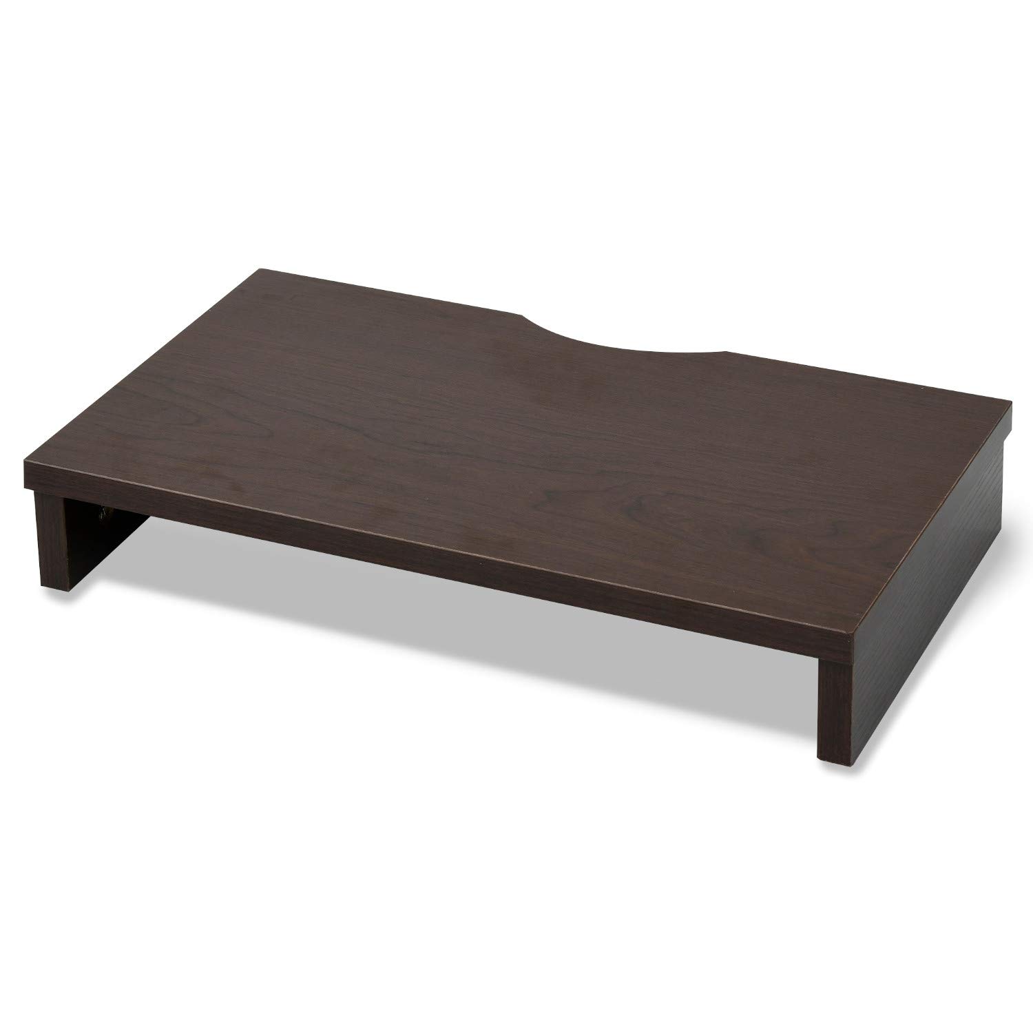 山善 モニター台 ココアブラウンの商品画像