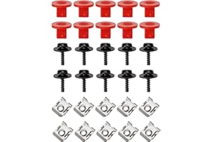 10 Sets T30 Torx Engine Splash Shield Guard Undertray Cover Screw Bolt Nut Kit for Ford C-Max 2013-2018 Escape 2013-2019 Focu