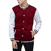 Yuji Itadori Mens Varsity Jacket Baseball Letterman Bomber Jacket Fleece Long Sleeve Coat Casual Clothing XXS-3XL