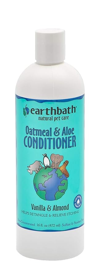 Earthbath All Natural Creme Rinse and Conditioner, 16-Ounce