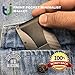 Carbon Fiber Minimalist Wallet & Key Organizer Set Includes Premium RFID Blocking Slim Front Pocket Wallet with Credit Card Holder and Money Clip for Men. Great Gear for Mens Everyday Use     