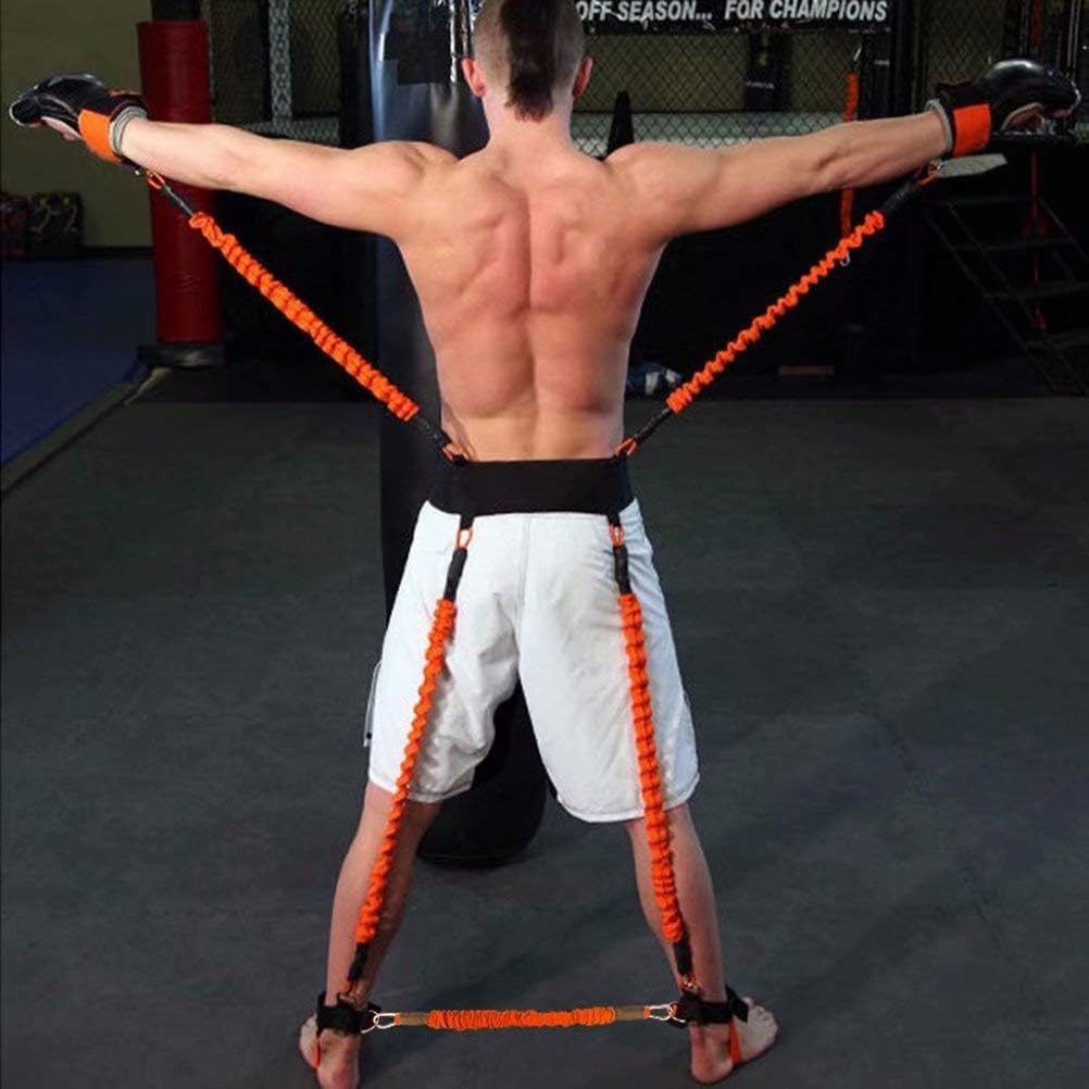 Leg Strength and Agility Training Strap System Boxing Resistance Bands for Football Basketball Taekwondo Yoga Boxing Equipment : Sports & Outdoors