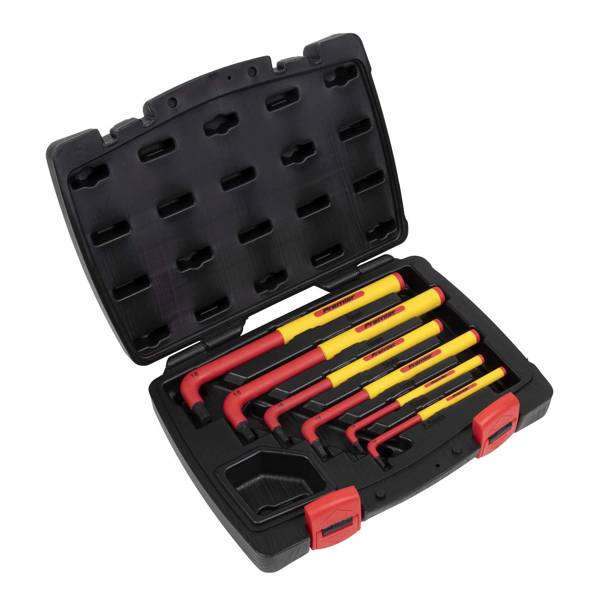 Sealey Ak7177 Hex Key Set 6Pc Extra-Long Vde