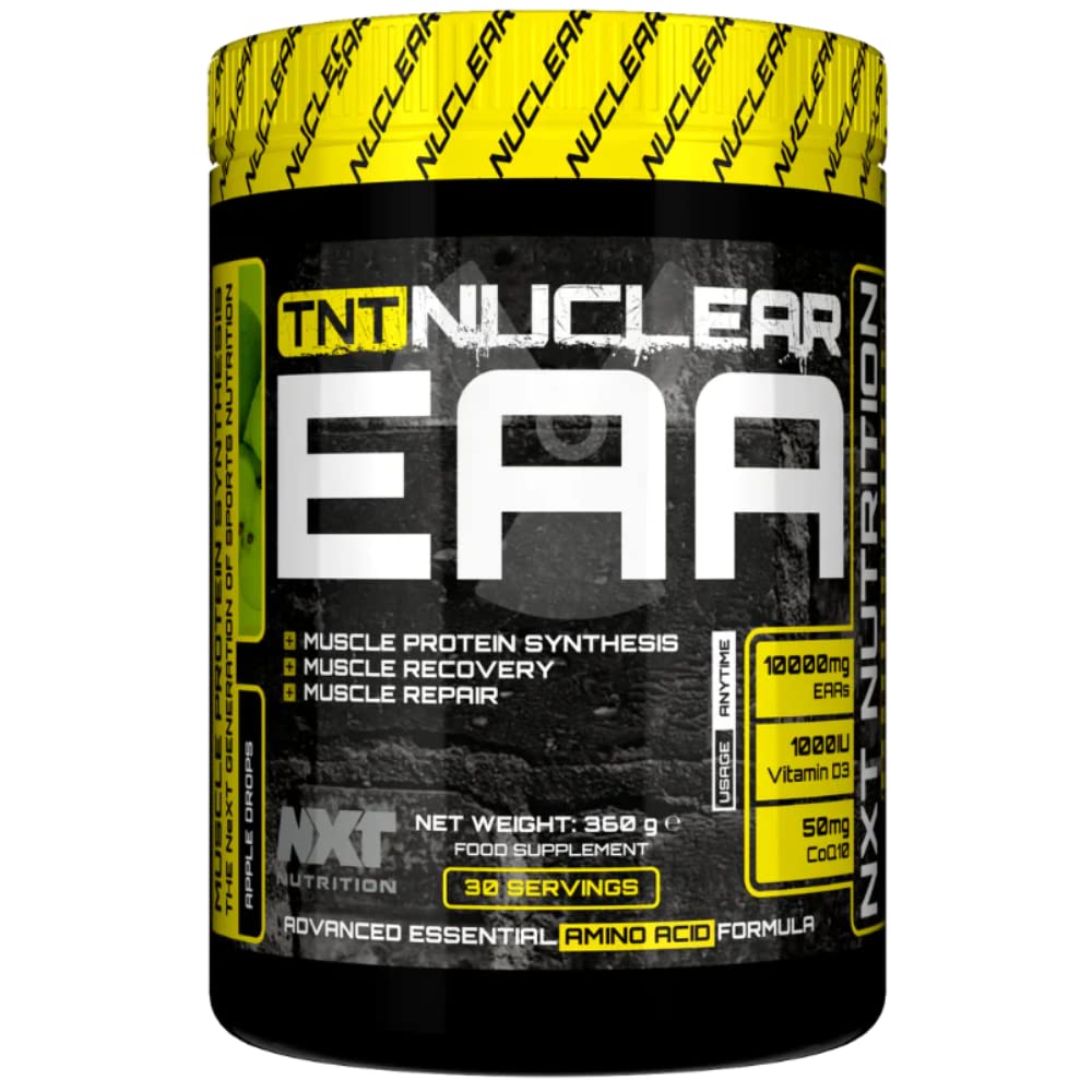 NXT TNT Nuclear EAA's | Performance, Endurance and Energy Support | Amino Acids | (Apple Drops)