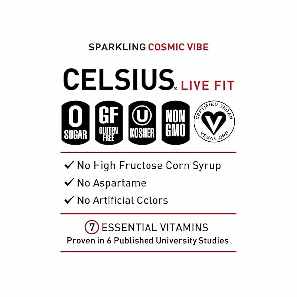 CELSIUS COSMIC VIBE 12OZ