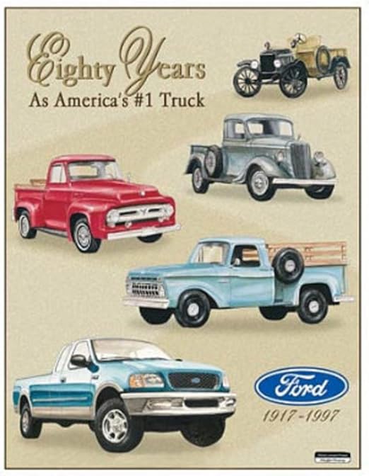 View Vintage Ford Pick Up Truck Background