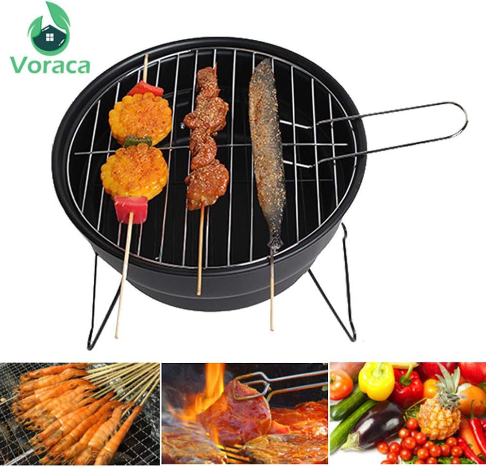 HONGLONG Parrilla De Carbón Plegable, Barbacoa Portátil ...