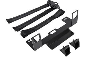 JHYSHAN Car Child Seat Restraint Anchor Mounting Kit，Thicken Bracket Mount Base ISOFIX Latch Interface Mount Bracket,Connector 4 in for 4.3-5.5 in Cushions(Suitable for SUV/MPV/ORV)