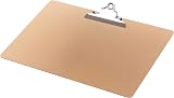 Q-Connect A3 Masonite Clipboard with Heavy Duty Clip Brown