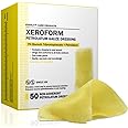 EVERLIT Xeroform Petrolatum Dressing | Sterile, Non-Adherent Occlusive Fine Mesh Gauze Pad | Non-Toxic, Gentle Patch for Burns, Laceration, Surgical Incisions & Skin Grafts (1" x 8" | Pack of 50)