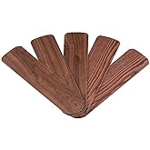 Ciata 52-Inch Oak/Walnut Ceiling Fan Replacement Fan Blades - 5 Pack