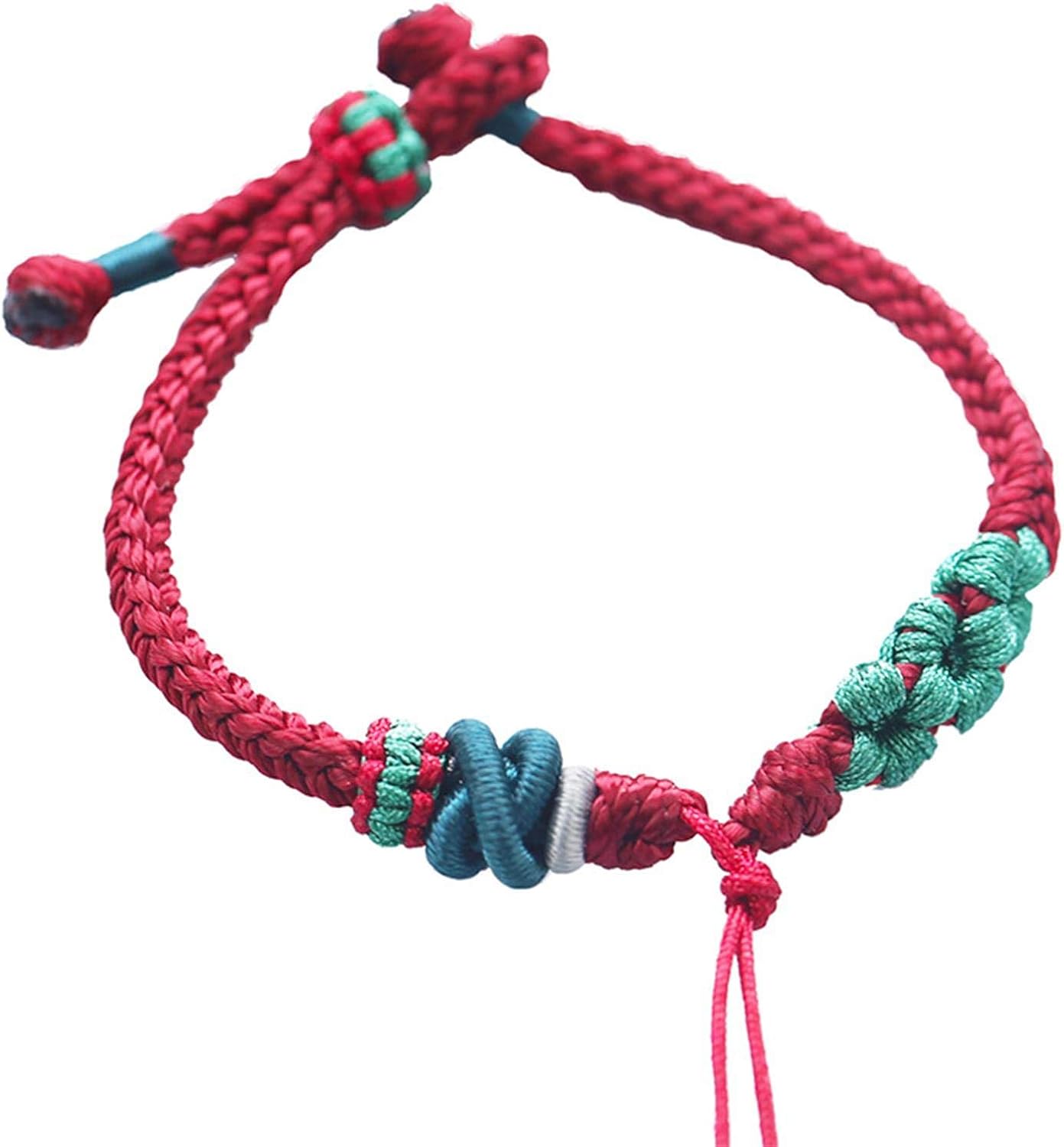 Fuqimanman2020 Chinese Style Red String Bracelet Red Rope Handmade