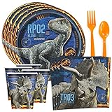 Costume SuperCenter Jurassic World: Fallen Kingdom Standard Tableware Kit (Serves 8)