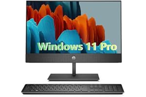 HP ProOne 600 G5 All-in-One Desktop Computer PC, Windows 11 Pro, 21.5" FHD(1920x1080), Core i5-9500T 2.2GHz, 8GB RAM, 256GB S