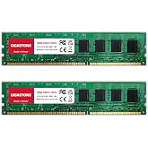 【DDR3 RAM】 Gigastone RAM 16GB (2x8GB) DDR3 16GB DDR3-1600MHz PC3-12800 CL11 1.5V UDIMM 240 Pin Unbuffered Non ECC for PC Computer Desktop Memory Module Ram Upgrade Kit (Desktop ONLY)
