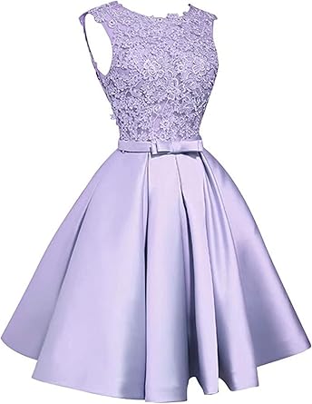 lavender short prom dresses