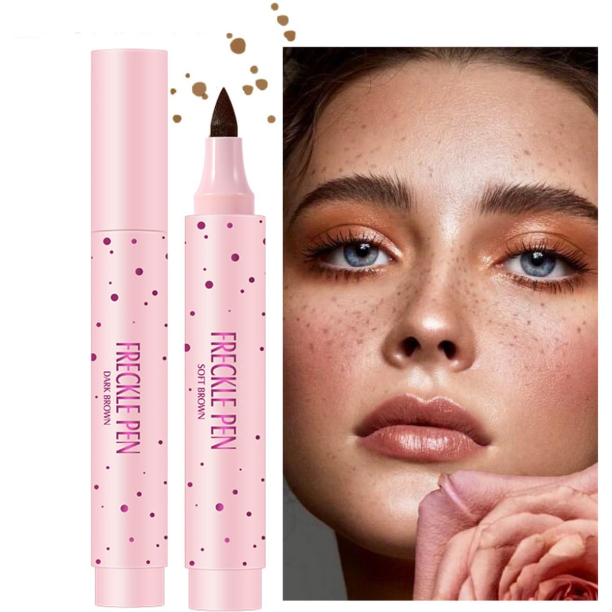 KARLOR Freckle Pen - Waterproof Light Brown & Brownish Spot Tattoo Pencil