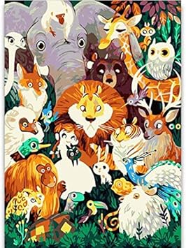 Redwpq Bricolage Coloriage Par Nombres Chat Peintures