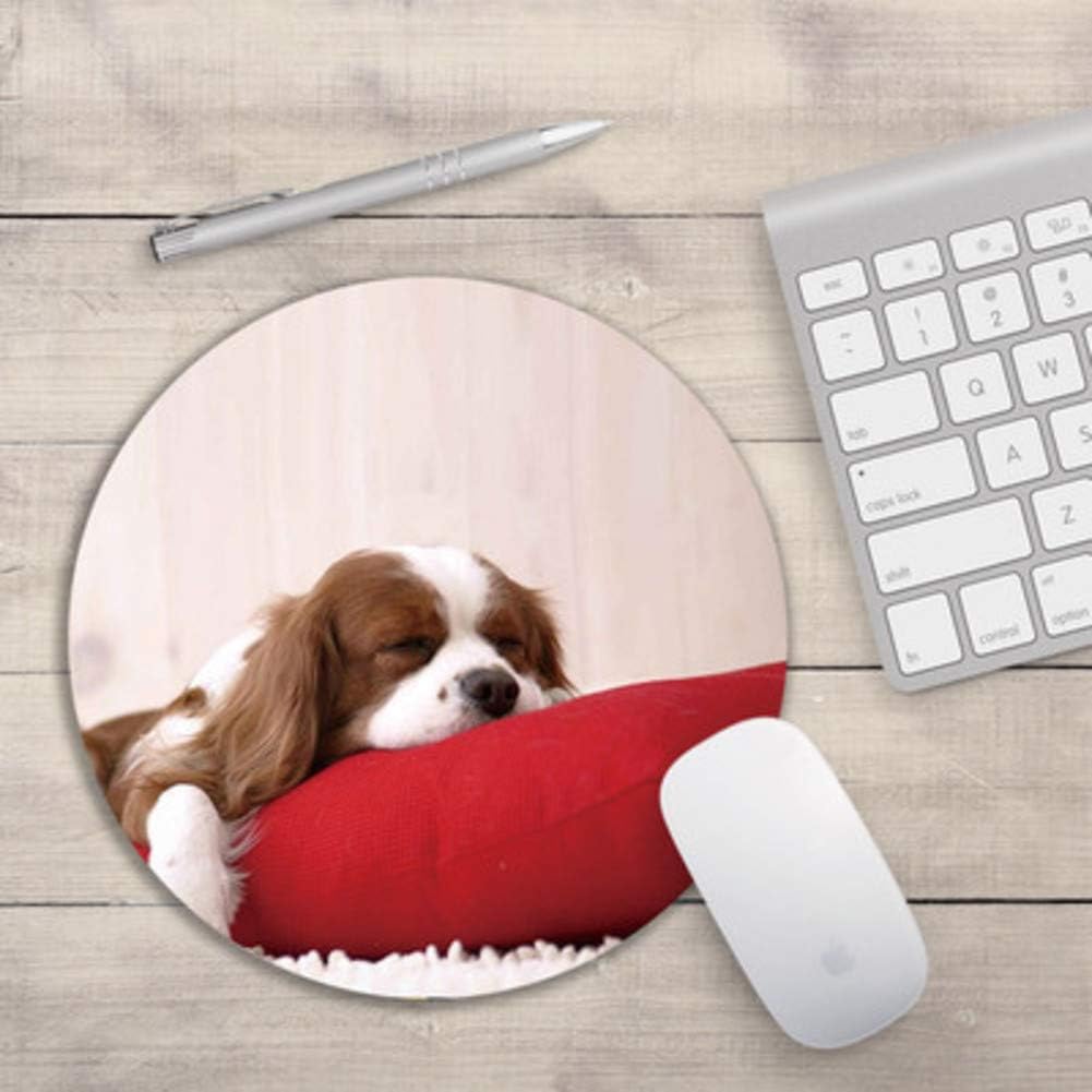 LIUSHI Round Cute Mouse Pad,mouse Mat For Desktop Laptop,waterproof