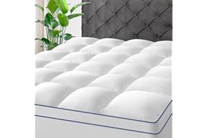 Oillase Full Mattress Topper,Extra Thick Mattress Pad Cover for Deep Sleep,3D+7D Snow Down Alternative Fill Overfilled Plush 