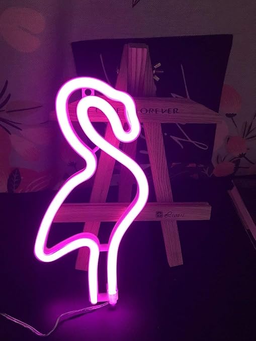 qiaofei Neon Light, LED/Kiss Schild Form Decor Light, Wandleuchte Decor für Chistmas, Geburtstag, Kinder, Wohnzimmer, Hochzei