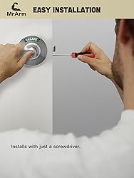 MrArm Privacy Indicator Lock and Lever, Large Grade