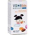 OMEGOR Vision Kids Blue Light Children’s Vision Supplement Made from Lutein, zeaxanthin and Blueberry | Delicious Dark Chocolate Candies I 90 Chocolate Candies