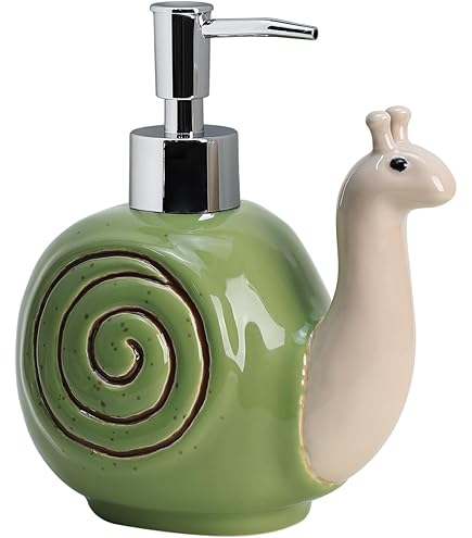 Amazon.com: Bicuzat Ceramic Fox Shaped Soap Dispenser with Plastic
