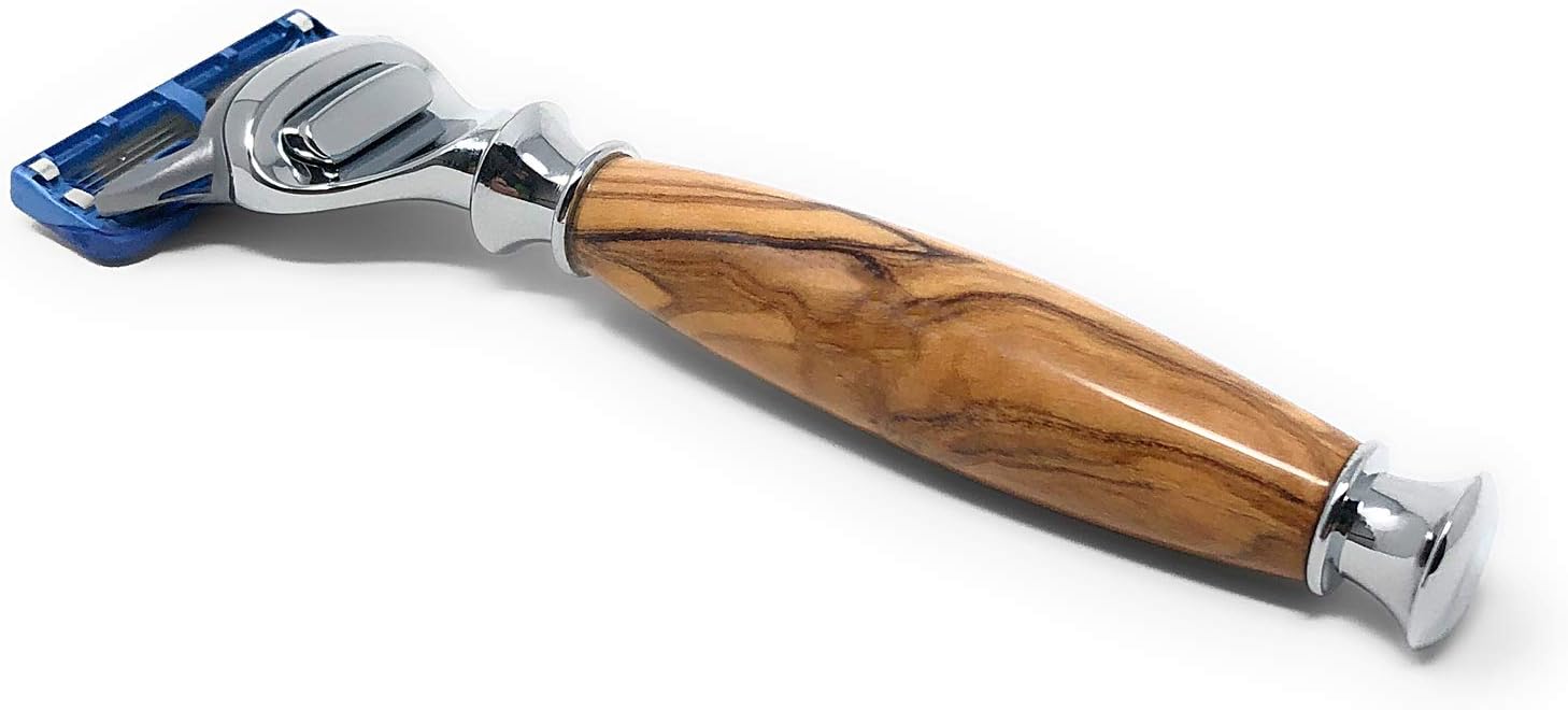 Imperium Shaving The Atlas Handmade Olivewood Razor