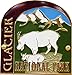 Glacier National Park - Hiking Stick Medallion