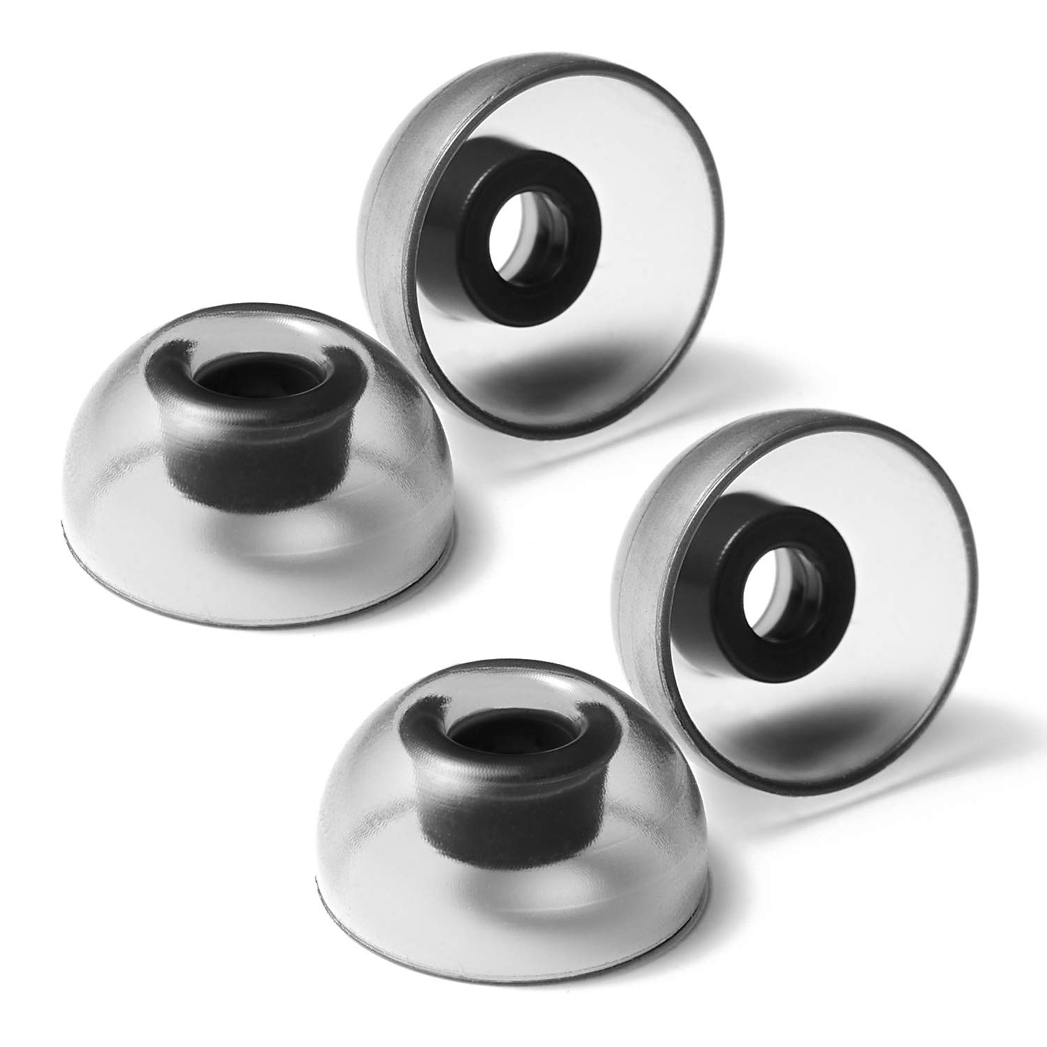 AZLA SednaEarfit Crystal for TWS (Size L) 2Pairs - Replacement Earbud Tips - Eartips for Noise Cancelling Headphones - for Galaxy Buds 2 Pro/Airpods Pro/Beats Power Beats Pro/Skullcandy