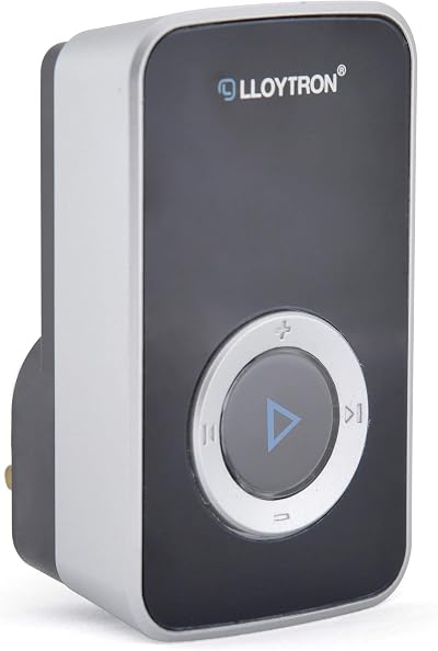 LLOYTRON MIP System 3 Doorbell Receiver – 32 Melodies, 200m Range, Black