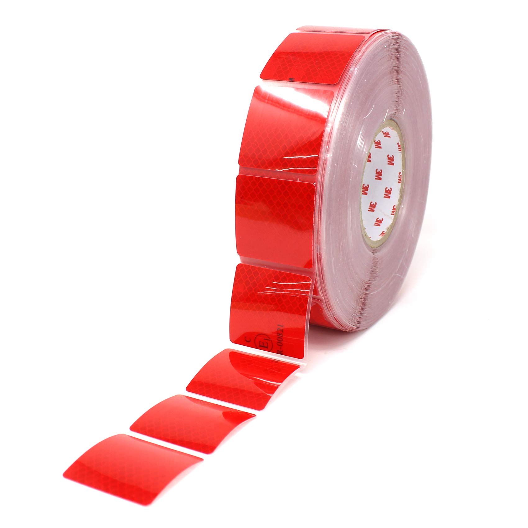 3M Diamond Grade 997S Contour Marking Segmented for Tarpaulin Structures for Lorry Trailer Reflective Film 52 mm (15 Metres, Red)