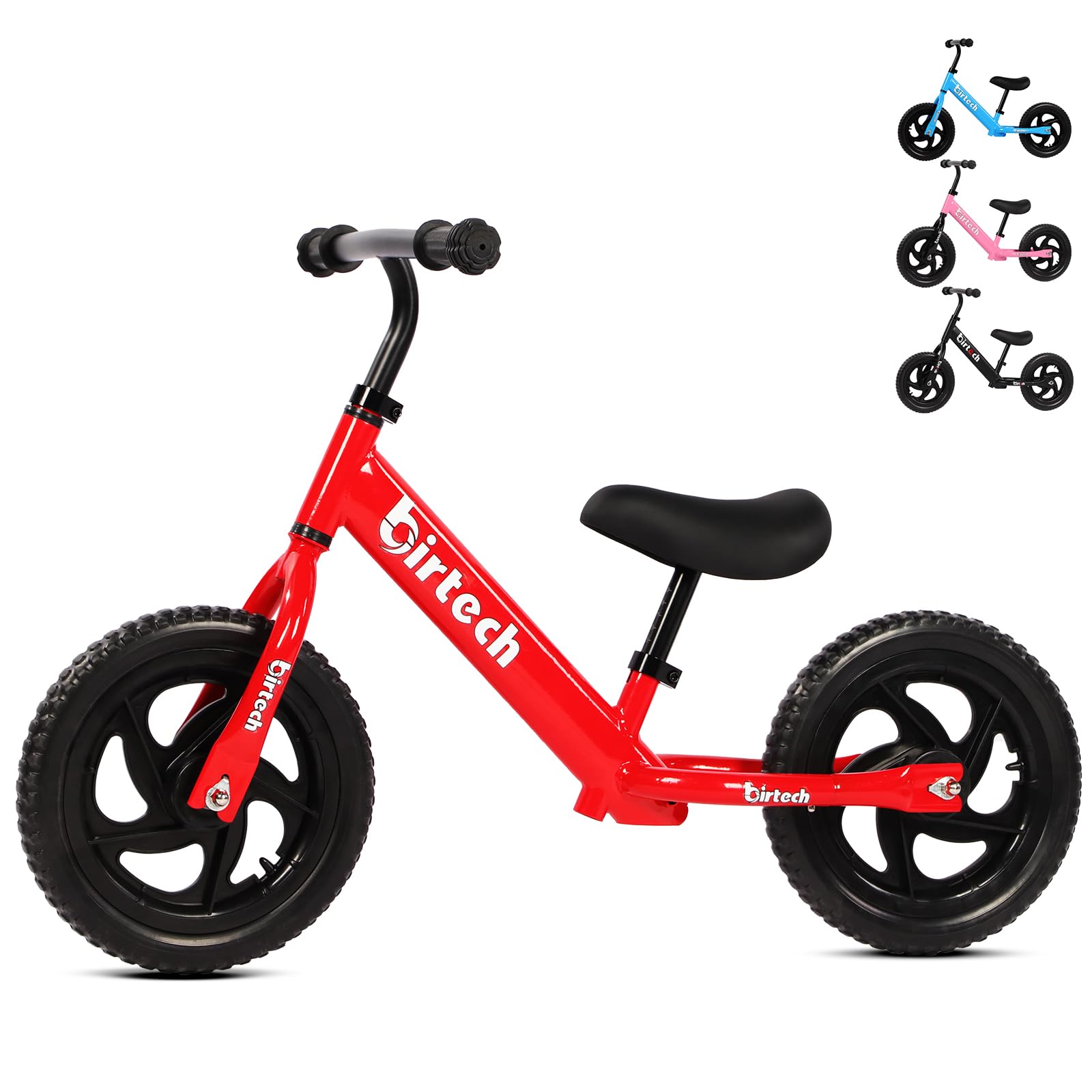 Birtech Balance Bike - Toddler Training Bike for 2, 3, 4 Year Old Kids Balance Bikes for Toddlers with Height Adjustable Seat & Handlebar