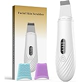 Skin Scrubber Face Spatula, Blackhead Remover Tool for Facial Deep Cleansing, Face Spatula Pore Cleaner with 4 Modes, Whitehead Remover, Blackhead Extractor, Face Scrubber (White)