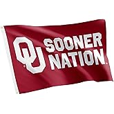 Desert Cactus University of Oklahoma UO Flag - 3 x 5 Feet Sooners Banner, Indoor/Outdoor Durable Fabric, 100% Polyester Design (Style U)