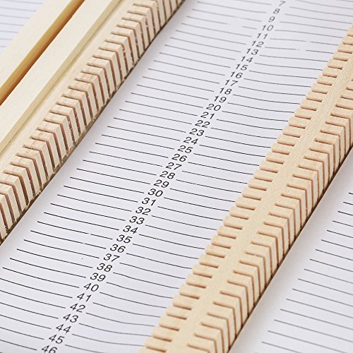 image for KKmoon 100-Places Wooden Slide Storage Box with Numbered Slots Content